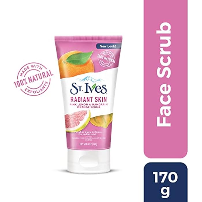 St. ives even & bright pink lemon & mandarin orange scrub - 170 gm - Image 4